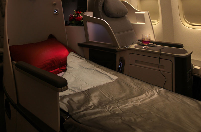 Business Class in der B777-300