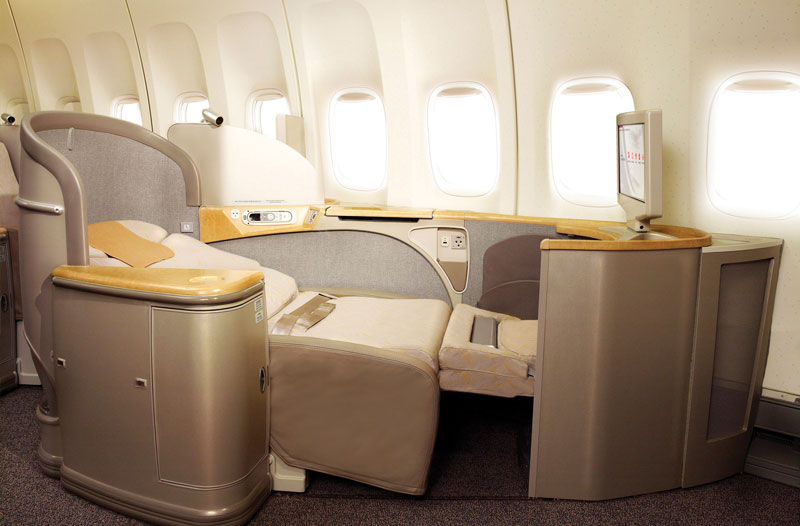 Asiana Airlines: First Class in der B747