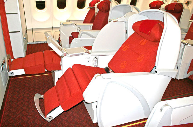 Hainan Airlines: Business Class Sitz
